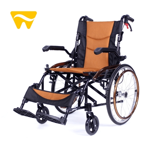 Lightweight Aluminum Chair Seat Width 46cm Brass Color