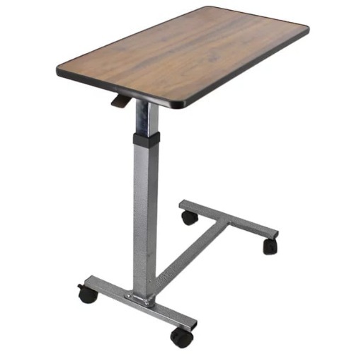 Medical Tech General Trading - Bed Dining Table - Adjustable Bedside Medical Dining Table With Wheels 
 Easy movement to provide wheels 
 It is possible to easily control the height and decrease of the table