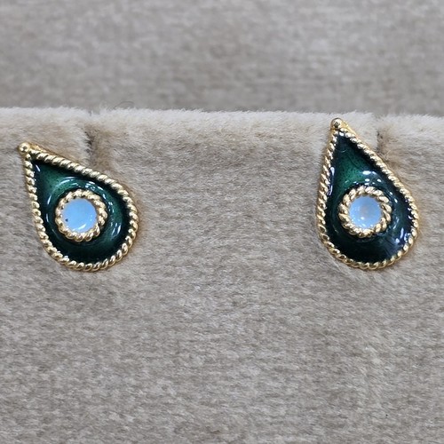 DIVER JEWELLERY (مجوهرات الغواص) - Earing gold (21k) weight (1.35)gr Making per piece