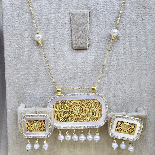 Half set Gold (21k) weight (8.2)gr size 45cm