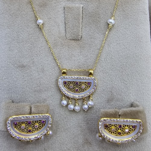 Half set Gold (21k) weight (6.6)gr size 45cm