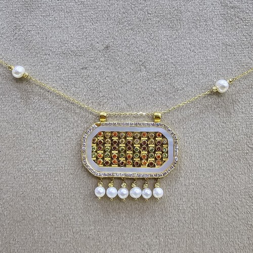 Necklace gold (21k) weight (5.5)gr Length (45cm)