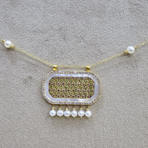 Necklace gold (21k) weight (5.5)gr Length (45cm)