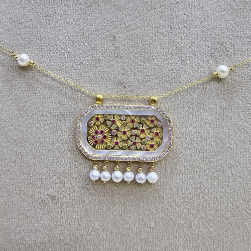 Necklace gold (21k) weight (5.5)gr Length (45cm)