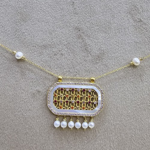 Necklace gold (21k) weight (5.5)gr Length (45cm)