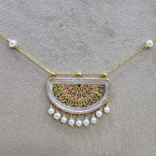 Necklace gold (21k) weight (7.3)gr Length (45cm)