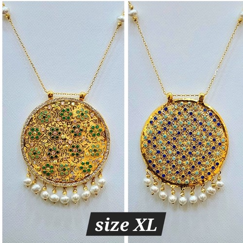 Necklace gold (21k) weight (11.6)gr Length (55cm)size(XL)