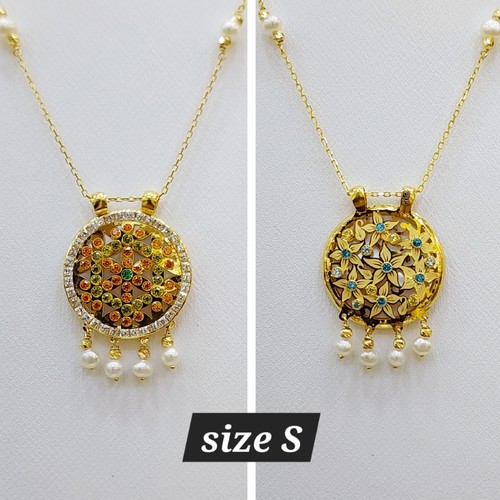 Necklace gold (21k) weight (4.3)gr Length (45cm)size(S)