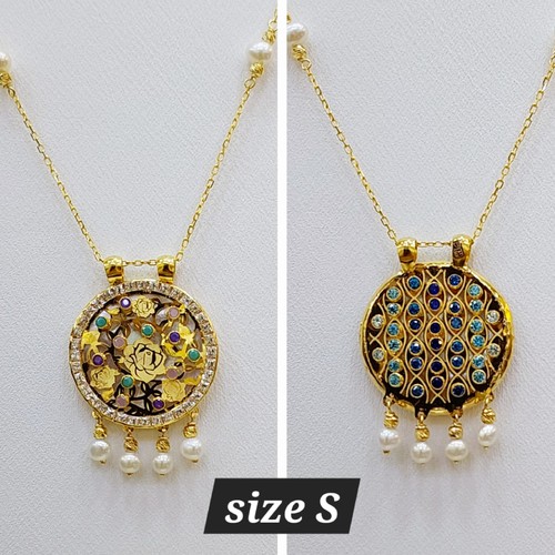 Necklace gold (21k) weight (4.3)gr Length (45cm)size(S)