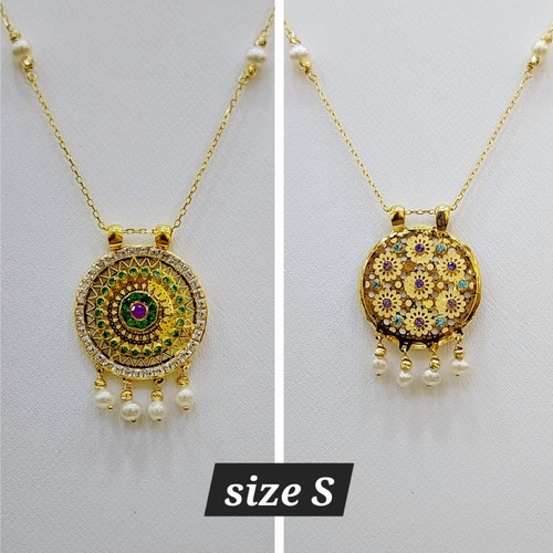 Necklace gold (21k) weight (4.3)gr Length (45cm)size(S)