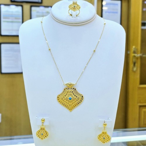 Full set gold (21k) weight (21.72)gr size (55cm)