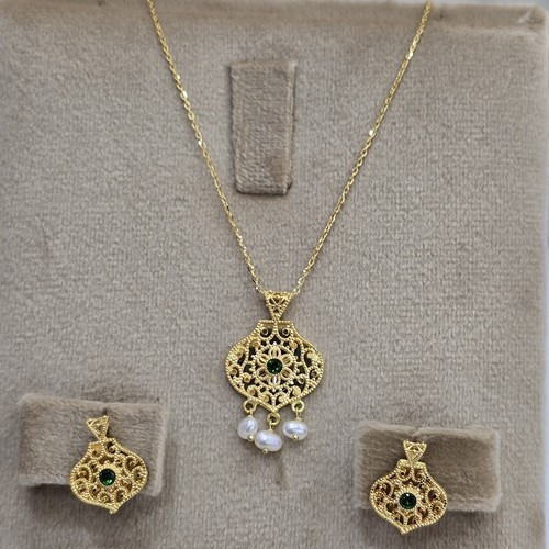 DIVER JEWELLERY (مجوهرات الغواص) - Half set gold (21k) weight (5.2)gr Length(45cm)for daily use