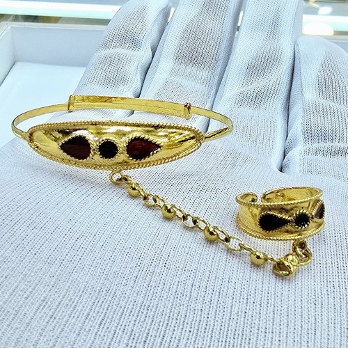 DIVER JEWELLERY (مجوهرات الغواص) - Mafateel Mena gold (21k) weight(5.8)gr free size (Newborn-5years)