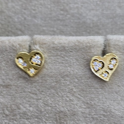 DIVER JEWELLERY (مجوهرات الغواص) - Earings gold (21k) weight (1.4)gr for daily use