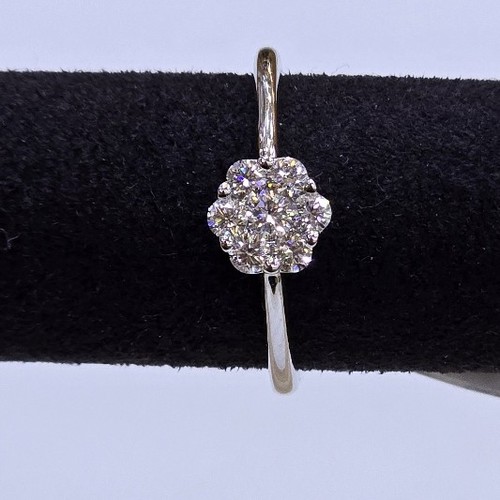 Ring lab Diamond (18k) weight (2.3)gr (0.34)crt (VVS-FG)