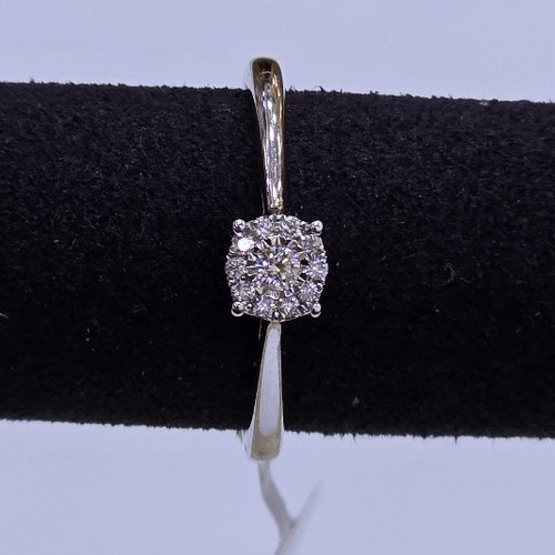 Ring lab Diamond (18k) weight (2.4)gr (0.10)crt (VVS-FG)