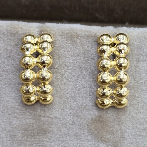 Earings Bubbles gold 21k weight (2.7)gr