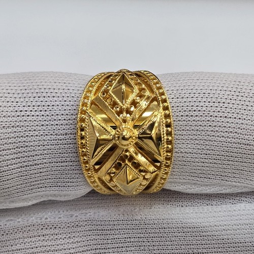 Ring gold (21k) weight (4.2)gr