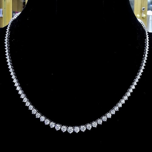 Necklace Diamond (19.32)gr (5.41)crt VVS/FG (40cm) L.G.D