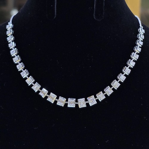 DIVER JEWELLERY (مجوهرات الغواص) - Necklace Diamond (14.55)gr (1.97)crt VVS/FG (40cm) L.G.D