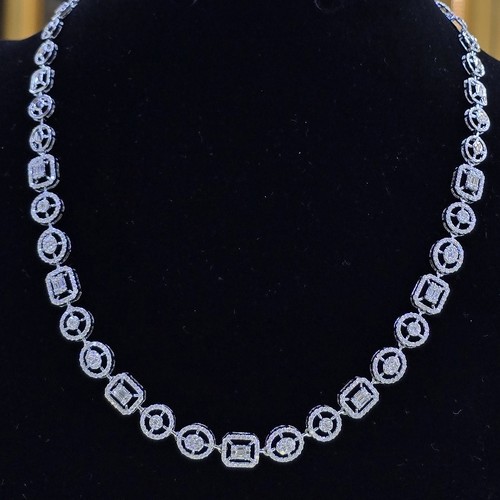 Necklace Diamond (26.64)gr (3.28)crt VVS/FG (40cm) L.G.D