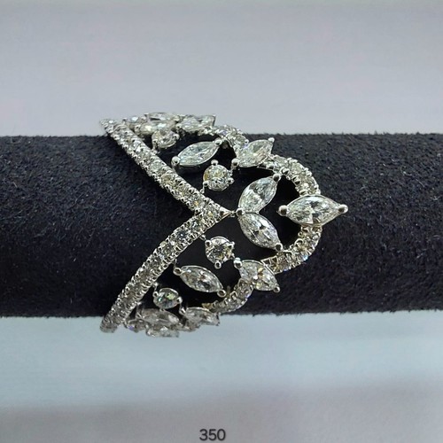 DIVER JEWELLERY (مجوهرات الغواص) - Ring lab Diamond (18k) weight (6.34)gr (1.34)crt (VVS-FG)(L.G.D)