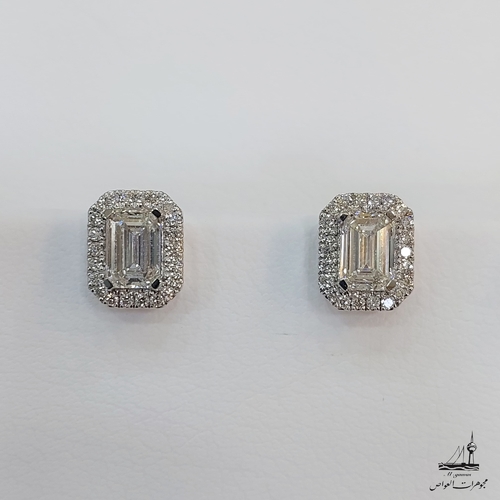 Earings Diamond gold(18k) (4.43)gr (2.51)crt (VVS-FG)L.G.D