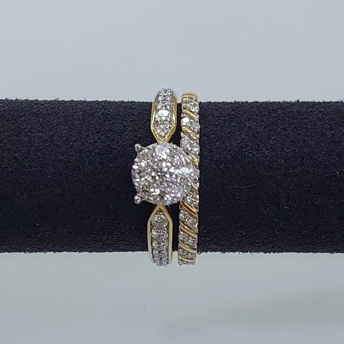 DIVER JEWELLERY (مجوهرات الغواص) - Ring Diamond (18k) weight (6.19)gr (0.73)crt (VVS-FG)L.G.D