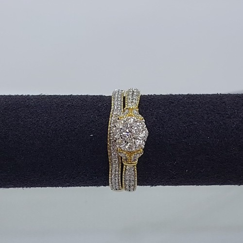 DIVER JEWELLERY (مجوهرات الغواص) - (18k) weight (4.36)gr (0.48)crt (VVS-FG)L.G.D خاتم الماس مخبري و ذهب عيار ١٨