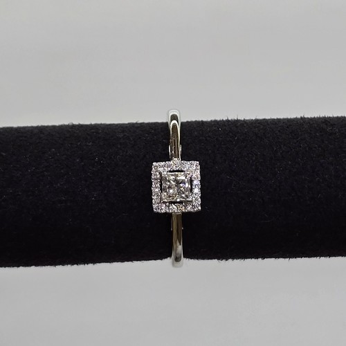 DIVER JEWELLERY (مجوهرات الغواص) - Ring lab Diamond (18k) weight (2.2)gr (0.25)crt (VVS-FG)(L.G.D)