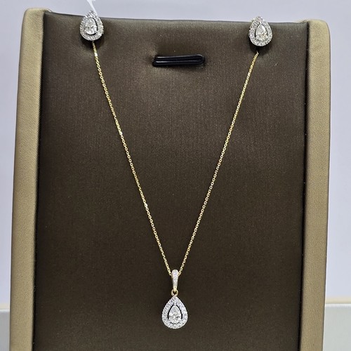 DIVER JEWELLERY (مجوهرات الغواص) - Half set Diamond gold 18k(3.9)gr (0.75)crt (VVS-FG) (L.G.D)