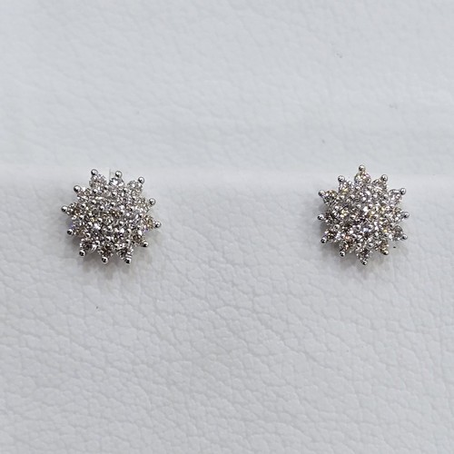 DIVER JEWELLERY (مجوهرات الغواص) - Earings Diamond 18k(1.5)gr (0.40)crt (VVS-FG) L.G.D