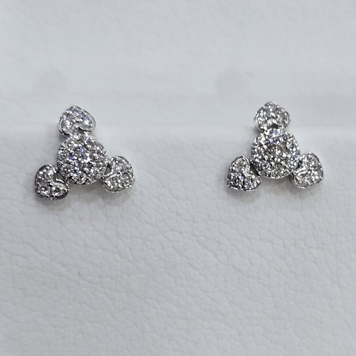 DIVER JEWELLERY (مجوهرات الغواص) - 18k(2.6)gr (0.4)crt (VVS-FG) L.G.D تراچي الماس مخبري و ذهب عيار ١٨