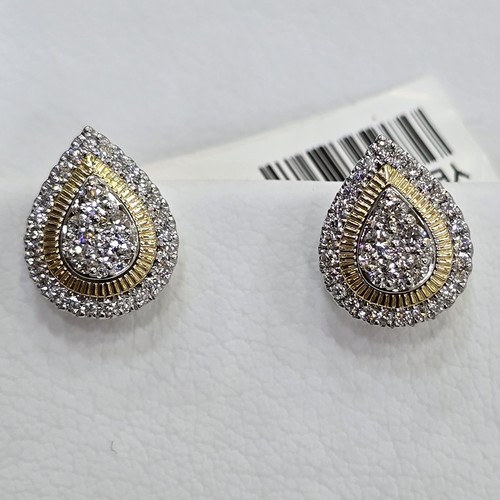 DIVER JEWELLERY (مجوهرات الغواص) - Earings Diamond 18k(4.7)gr (0.59)crt (VVS-FG) L.G.D