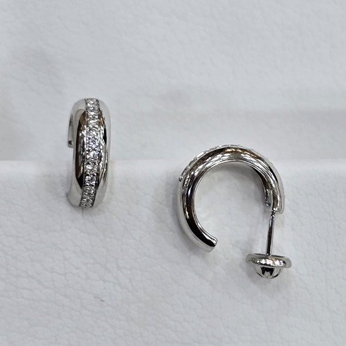 DIVER JEWELLERY (مجوهرات الغواص) - 18k(2.8)gr (0.16)crt (VVS-FG) L.G.D تراچي الماس مخبري و ذهب عيار ١٨