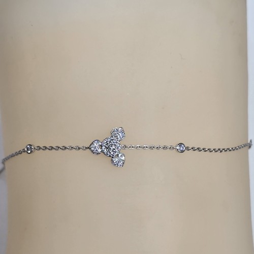Bereclet Diamond 18k gold (2.24)gr ( 0.25)crt VVS/FG 18cm L.G.D
