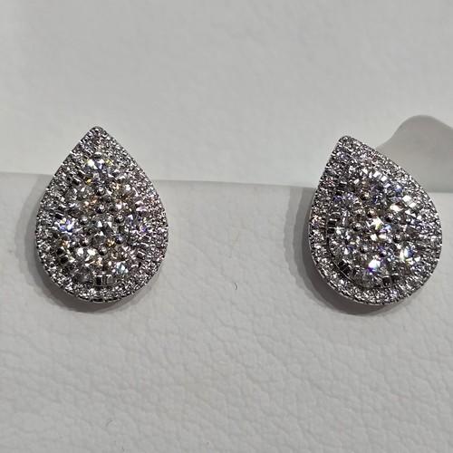 Earings Diamond 18k(3.45)gr (1.04)crt (VVS-FG) L.G.D