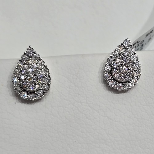 Earings Diamond 18k(3.2)gr (0.29)crt (VVS-FG) L.G.D