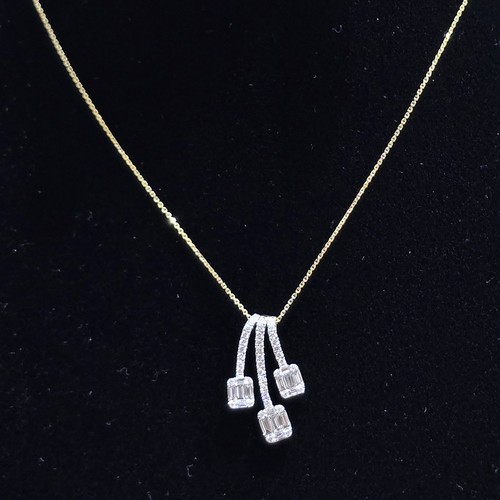 pendant Diamond 18k (2.4)gr (0.54)crt (VVS-FG) L.G.D