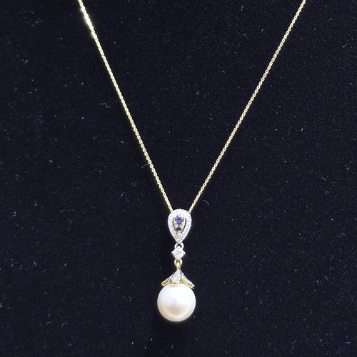 pendant Diamond 18k (3.32)gr (0.15)crt (VVS-FG) L.G.D