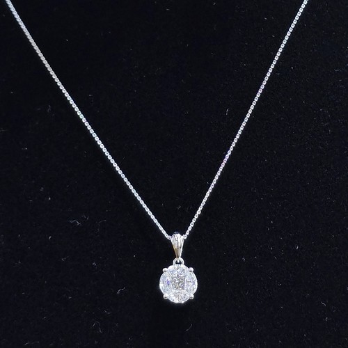 pendant Diamond 18k (2.34)gr (0.74)crt (VVS-FG) L.G.D