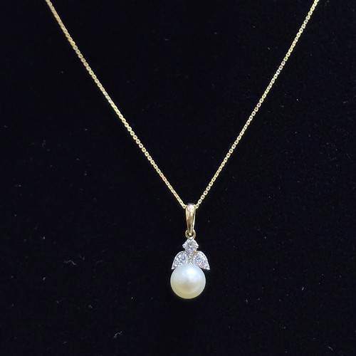 pendant Diamond 18k (2.44)gr (0.11)crt (VVS-FG) L.G.D