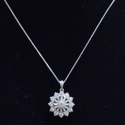 pendant Diamond 18k (3.46)gr (0.74)crt (VVS-FG) L.G.D