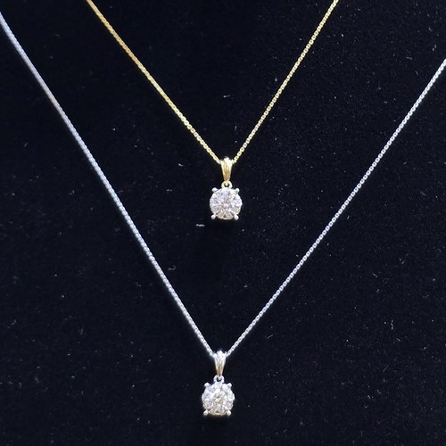 pendant Diamond 18k (2.16)gr (0.25)crt (VVS-FG) L.G.D