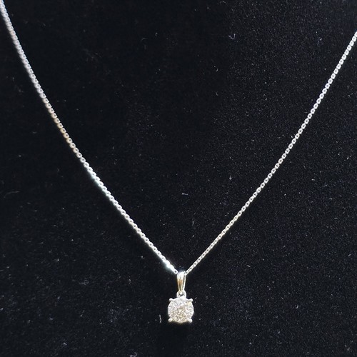 pendant Diamond 18k (1.87)gr (0.17)crt (VVS-FG) L.G.D