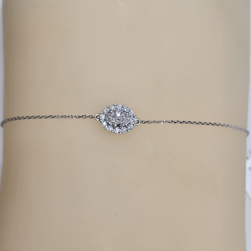 Bereclet Diamond 18k gold (1.6)gr ( 0.5)crt VVS/FG 18cm L.G.D