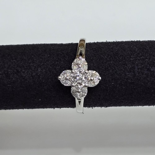 ring Diamond 18k gold (3.3)gr ( 0.58)crt VVS/FG L.G.D