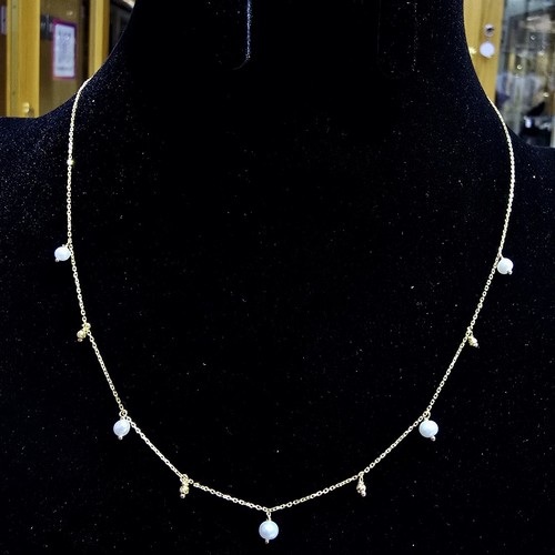 weight (1.6gr) size(40cm) قلادة ذهب عيار ٢١ - السلسلة ذهبية