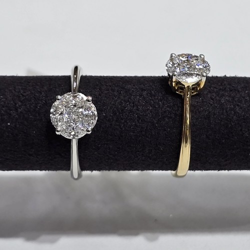 ring gold 18k (3.19)gr (0.7)crt Diamond VVS/FG L.G.D