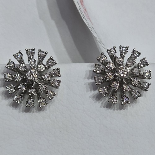 Earings Diamond 18k(5.07)gr (0.24)crt (VVS-FG) L.G.D